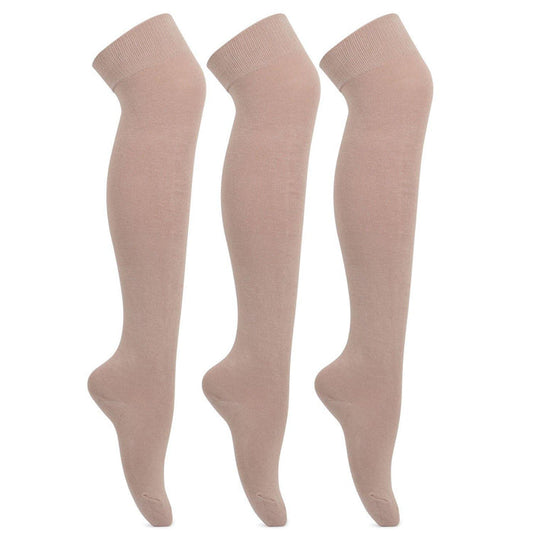 Skin Formal Stockings  For School Girls - Pack of 3