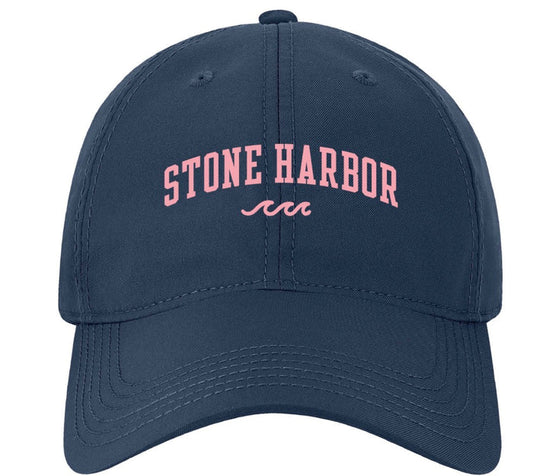 Stone Harbor “Small” Cool Fit Wave Hat Navy w/pink