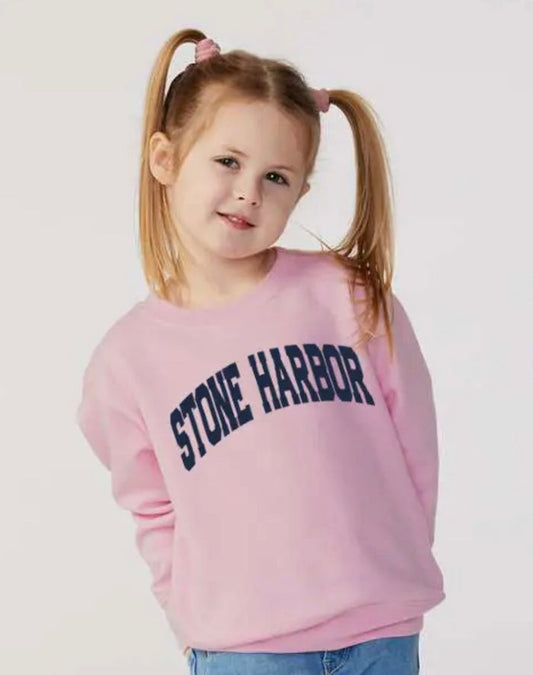 Stone Harbor Toddler Crewneck Sweatshirt: Pink