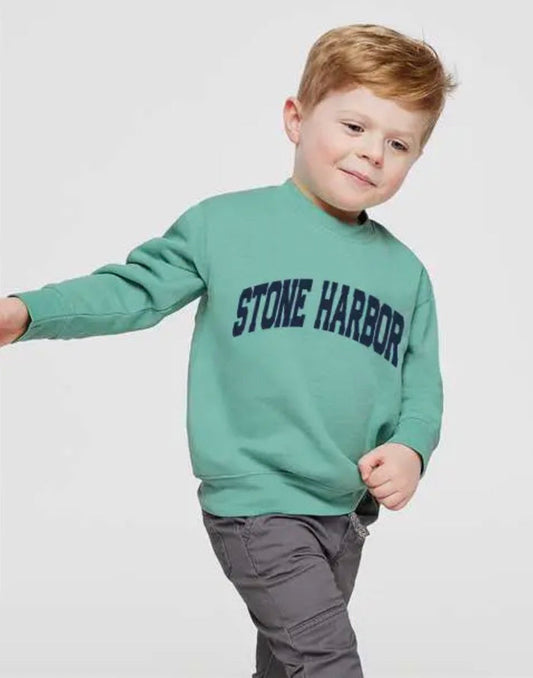 Stone Harbor Toddler Crewneck Sweatshirt: Saltwater