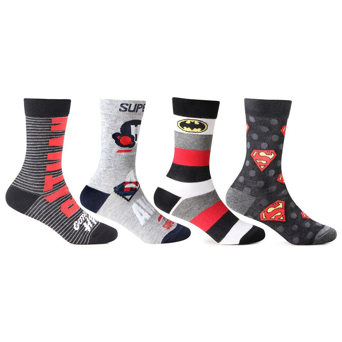 Superman Batman Kids  Socks