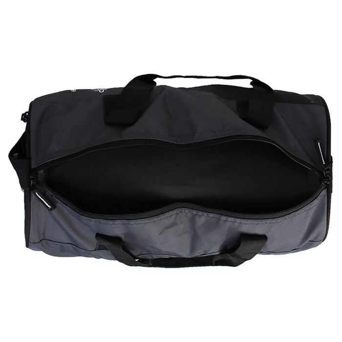 Trendy Unisex Gym Bag with Durable Zippers - Grey
