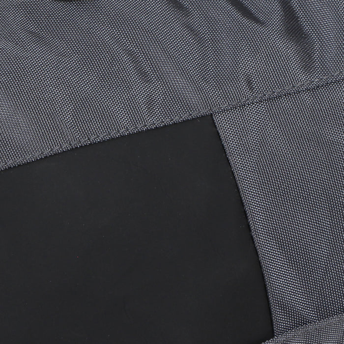 Trendy Unisex Gym Bag with Durable Zippers - Grey
