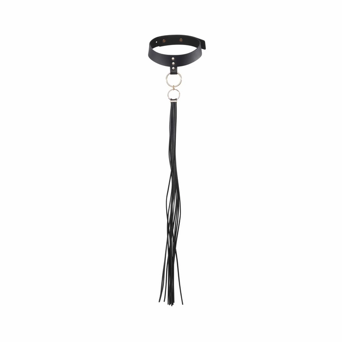 Vegan Tassel Choker Black