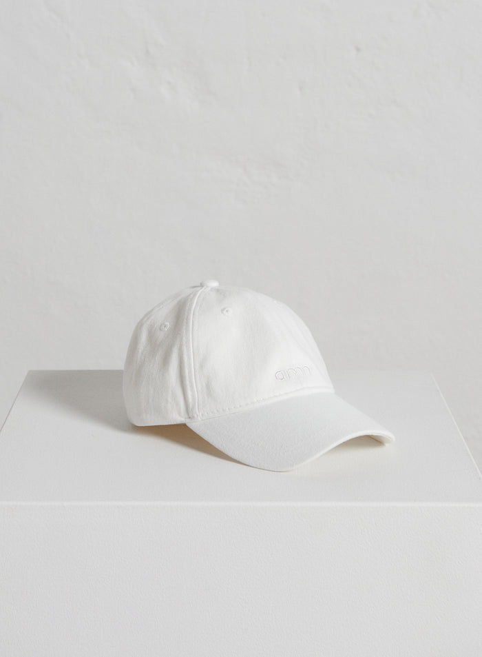 White Small Logo Cap