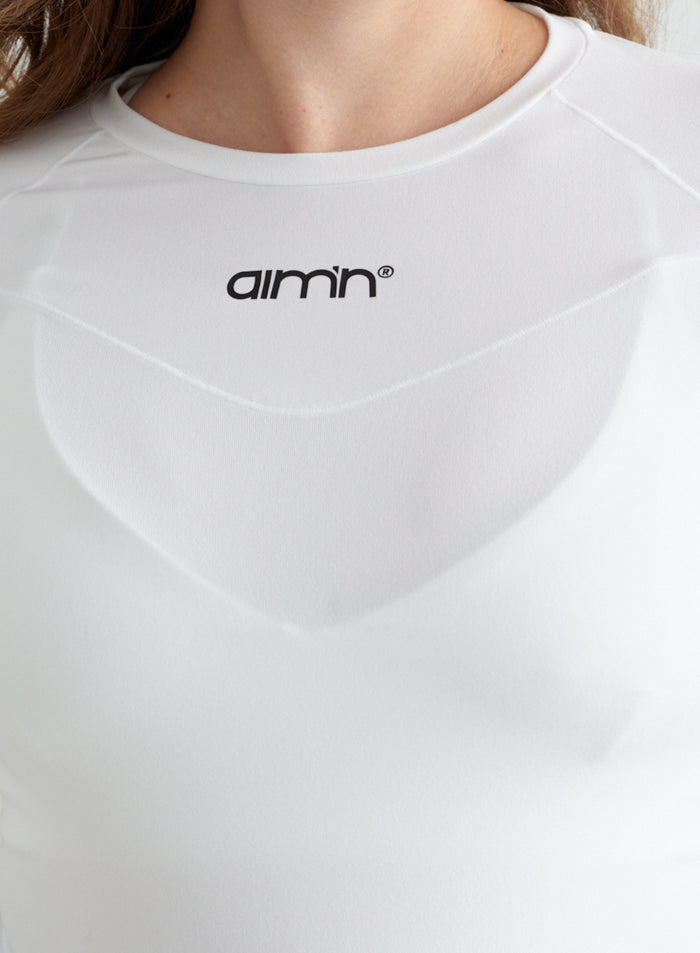 White Soft Basic Maternity Short Sleeve