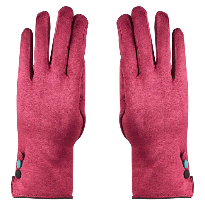 Winter Gloves For Women - Maroon
