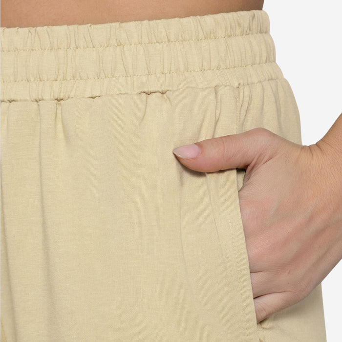 Women Flared Pants (Butter Milk)