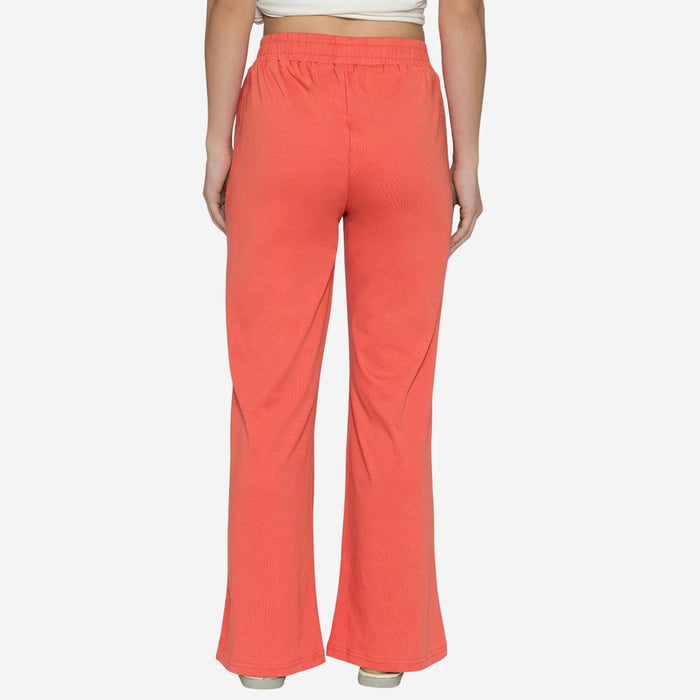 Women Flared Pants (Cherry)