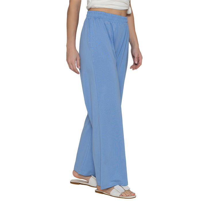 Women Flared Pants (Lt. Navy)