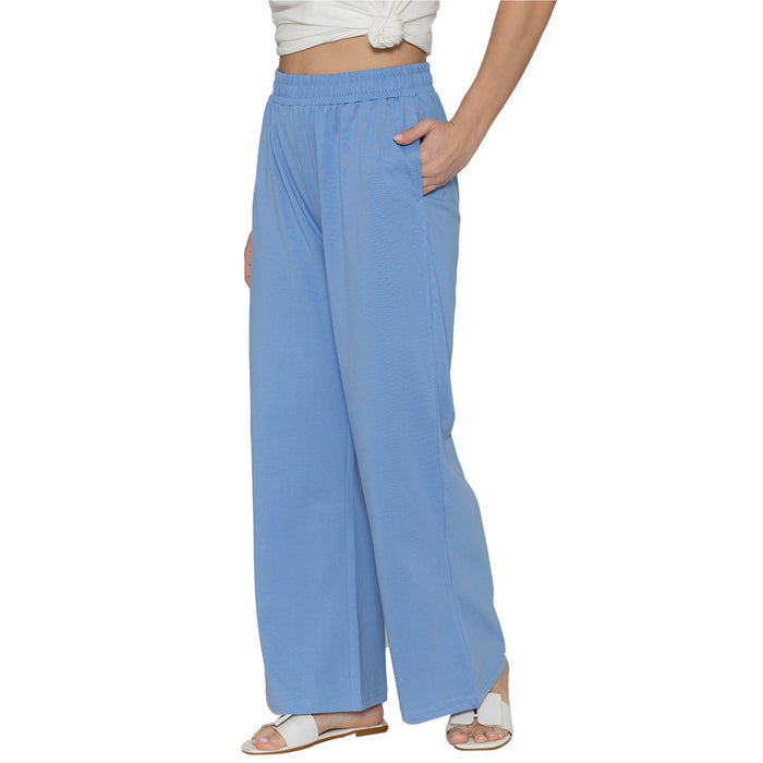 Women Flared Pants (Lt. Navy)