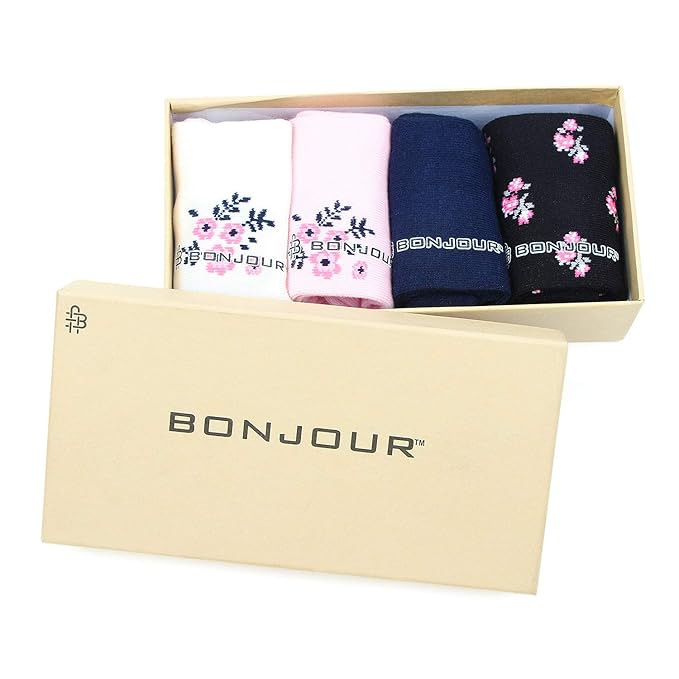 Women Floral Fancy Socks -Pack Of 4