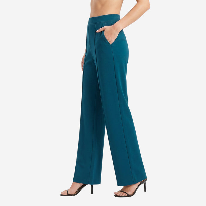 Women High Waist Straight Fit Korean Pants (Airforce)
