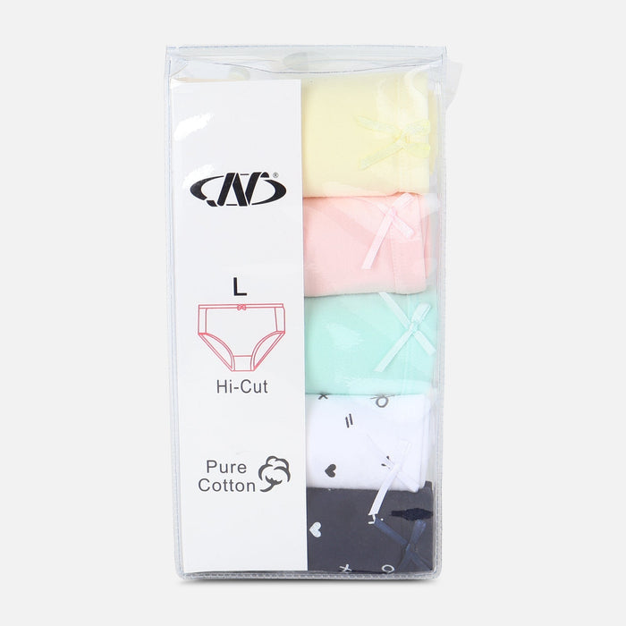 Women High-Waisted Panties  5 Pieces