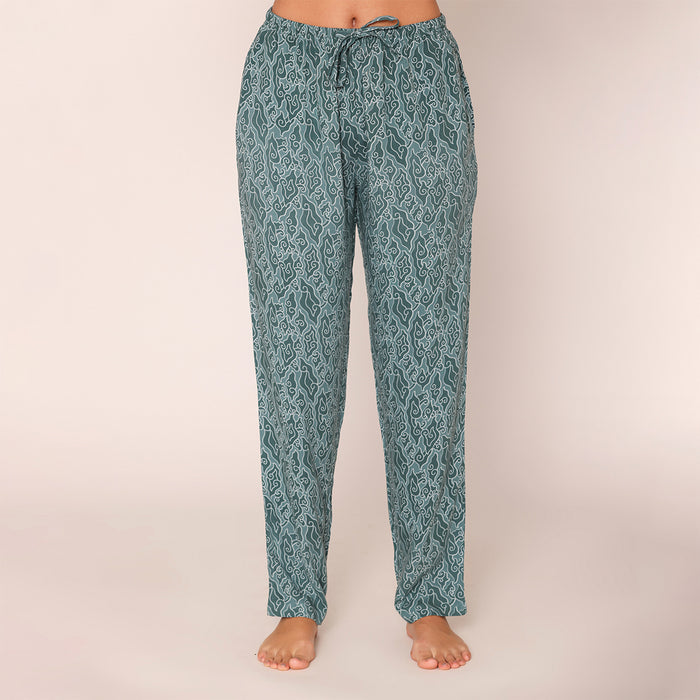 Women Printed Lower With Drawstring