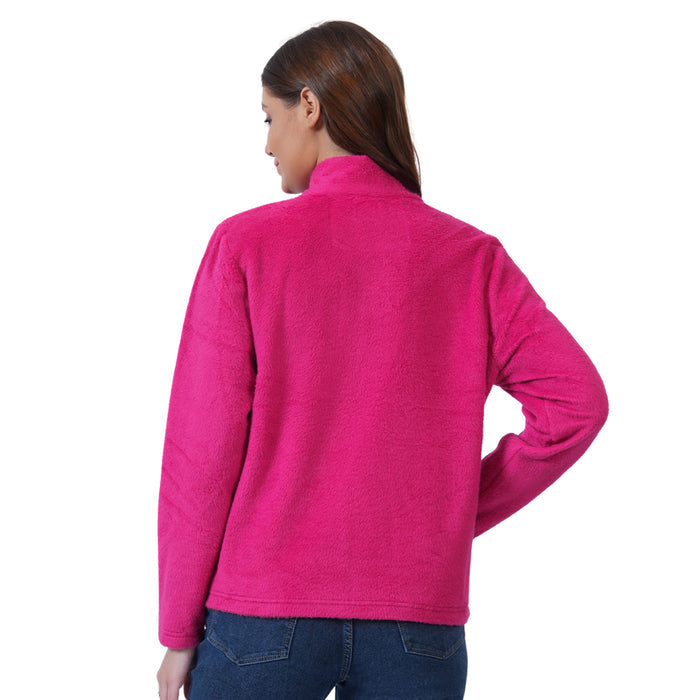 Women’s Full Zip Winter Jacket (Pink)