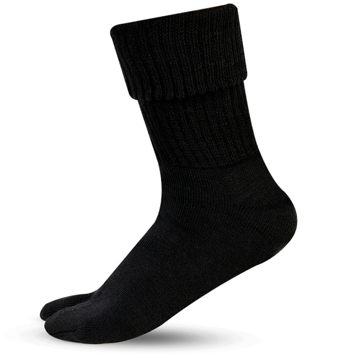 Women's Woolen Thumb Socks - Black (Pack of 1)