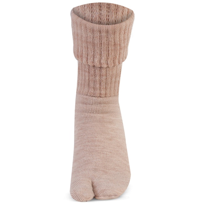Women's Woolen Thumb Socks - Fawn (Pack of 1)